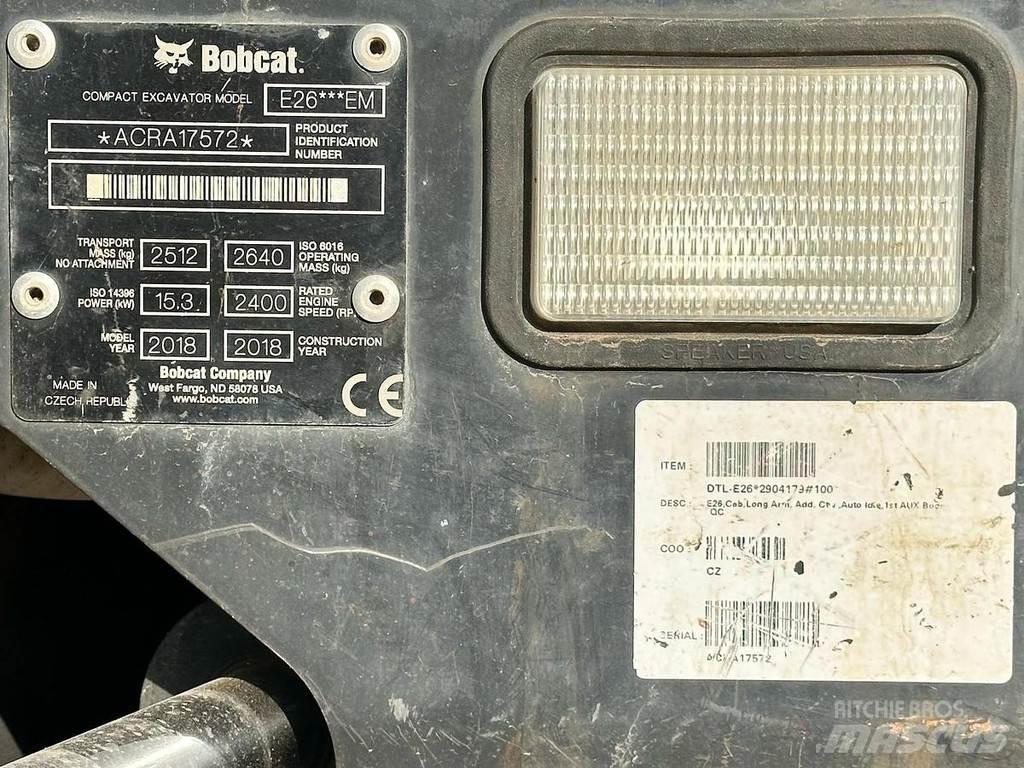 Bobcat E26 Miniescavadeiras