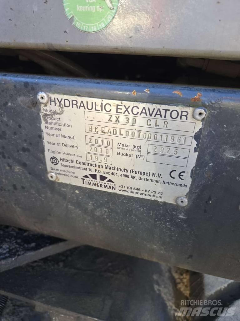 Hitachi ZX 30 Miniescavadeiras