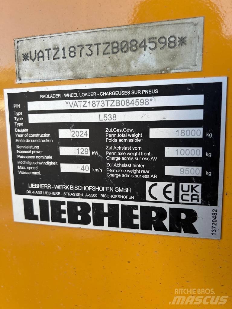 Liebherr L 538 Carregadeiras de rodas