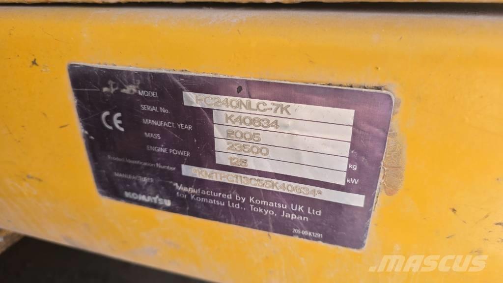 Komatsu PC 240 NLC-7 Escavadeiras de esteiras