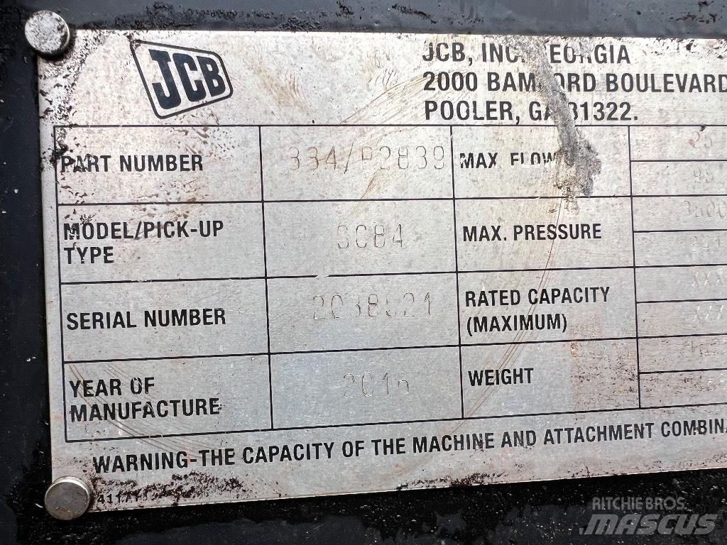 JCB 3C84 Outros componentes
