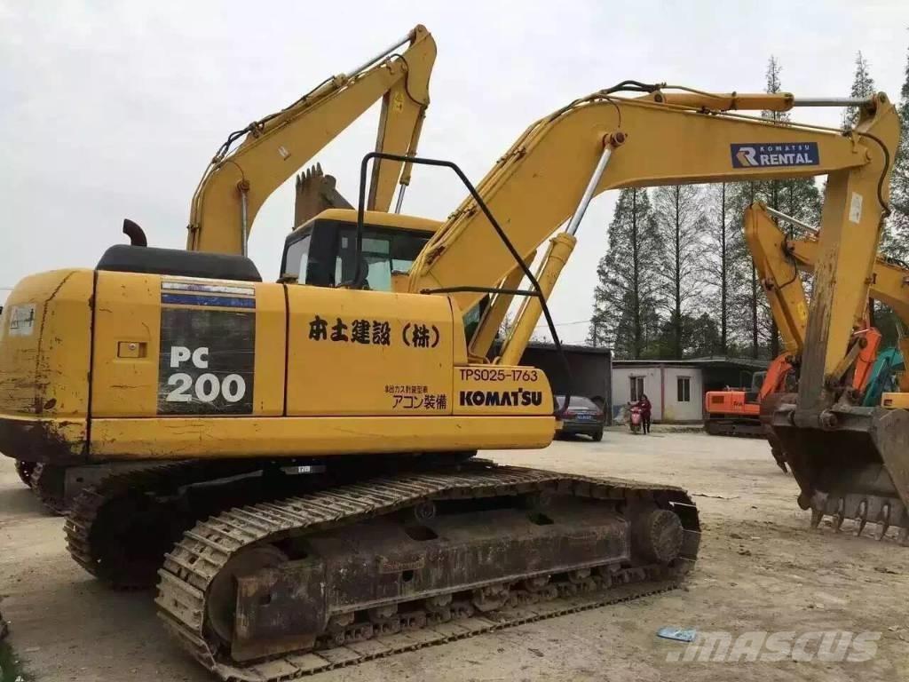 Komatsu pc200-7 Escavadeiras de esteiras