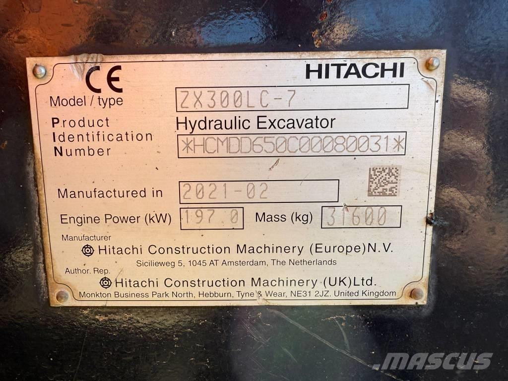 Hitachi ZX 300 LC-7 Escavadeiras de esteiras