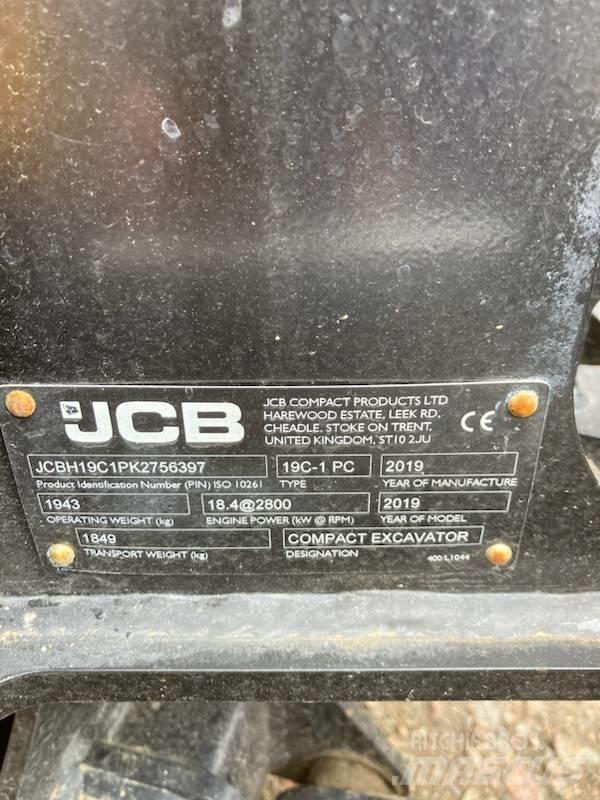 JCB 19 C-1 Miniescavadeiras