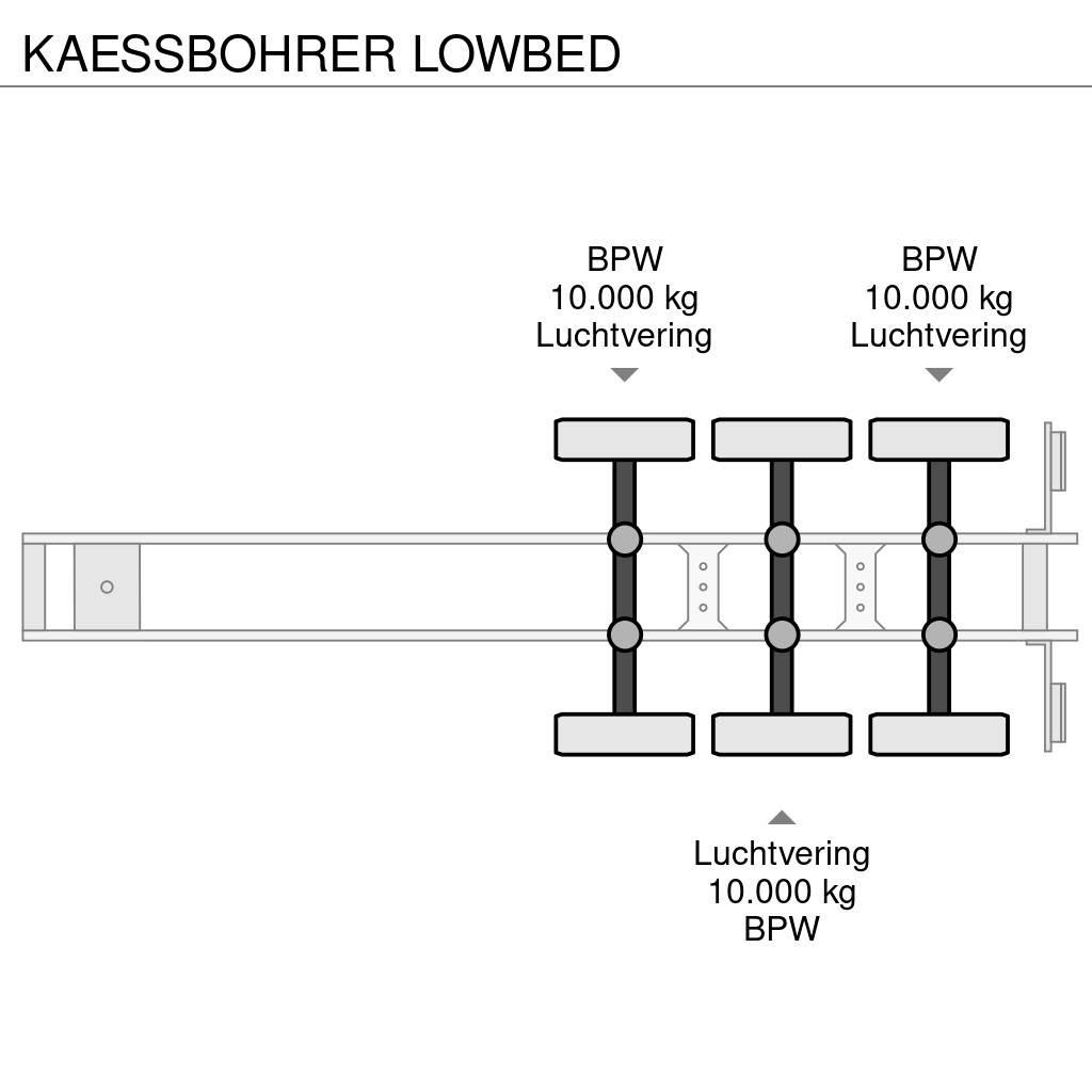 Kässbohrer LOWBED Semi Reboques Carga Baixa