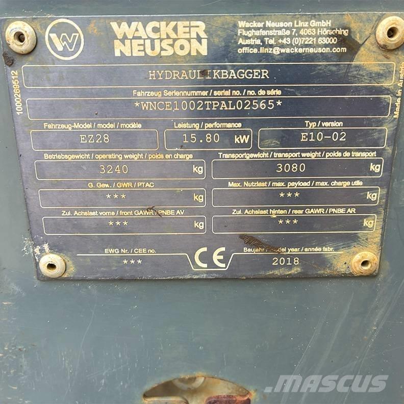 Wacker Neuson EZ 28 Miniescavadeiras