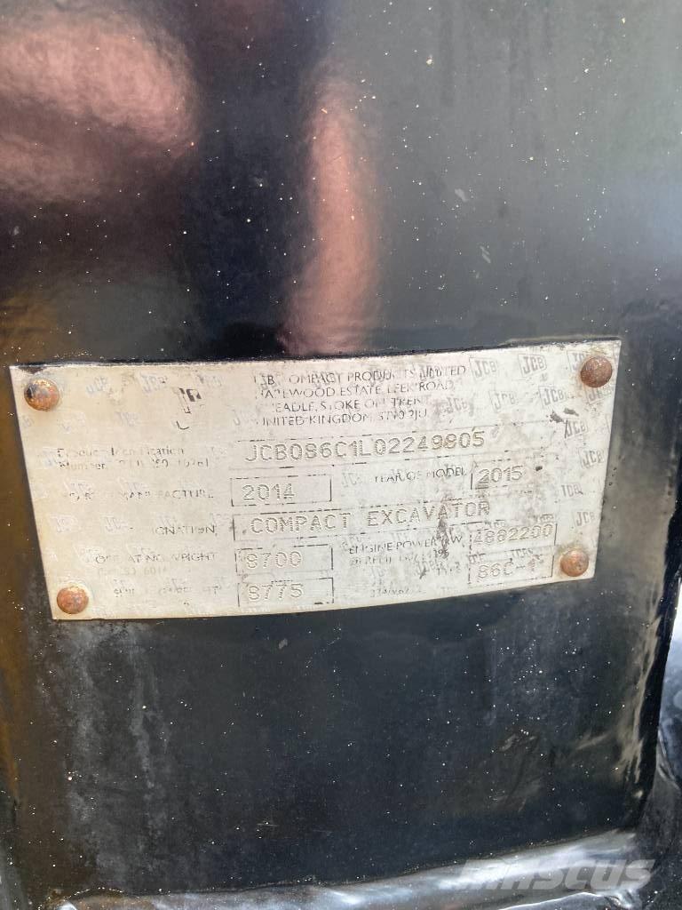 JCB 86 C-1 eco Escavadoras Midi 7t - 12t