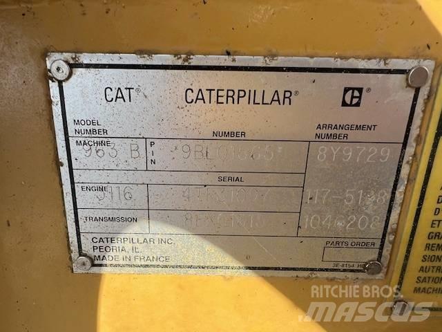 CAT 963 B Carregadoras de lagartas