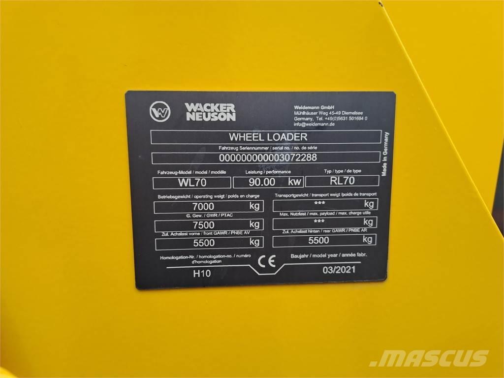 Wacker Neuson WL70 Carregadeiras de rodas