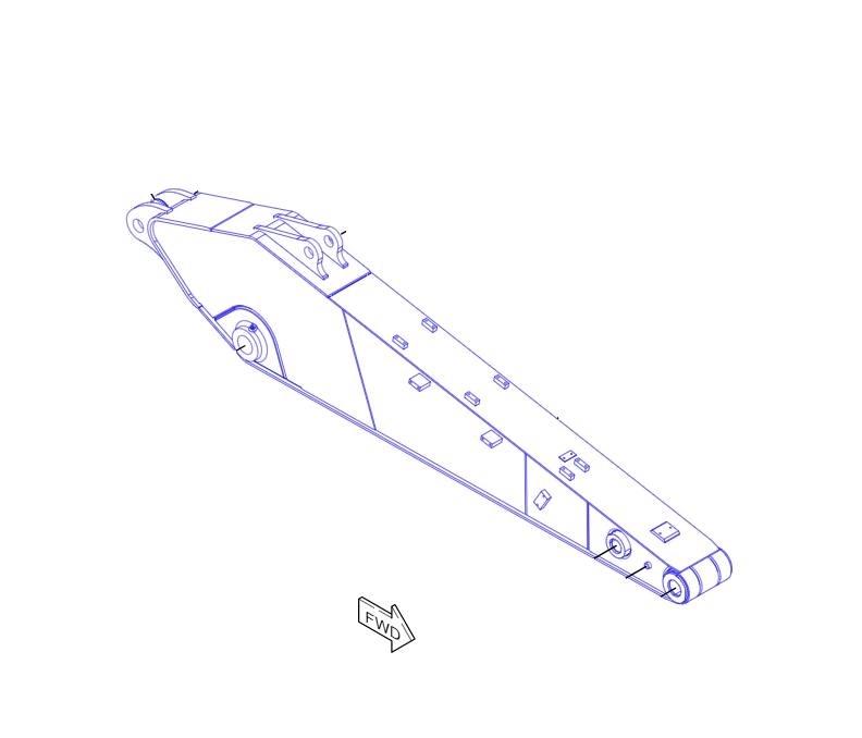 CAT 320 Lanças e braços dippers