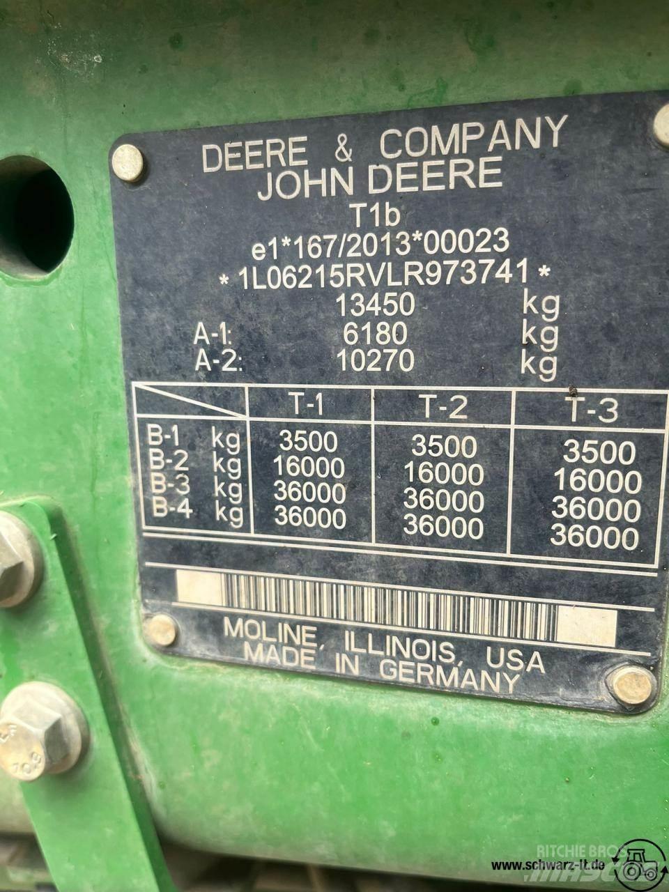 John Deere 6215R Tratores Agrícolas usados