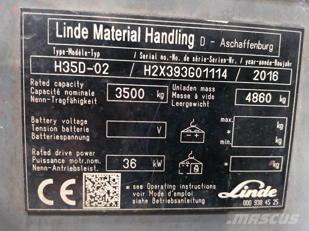 Linde H35D-02 Empilhadores Diesel