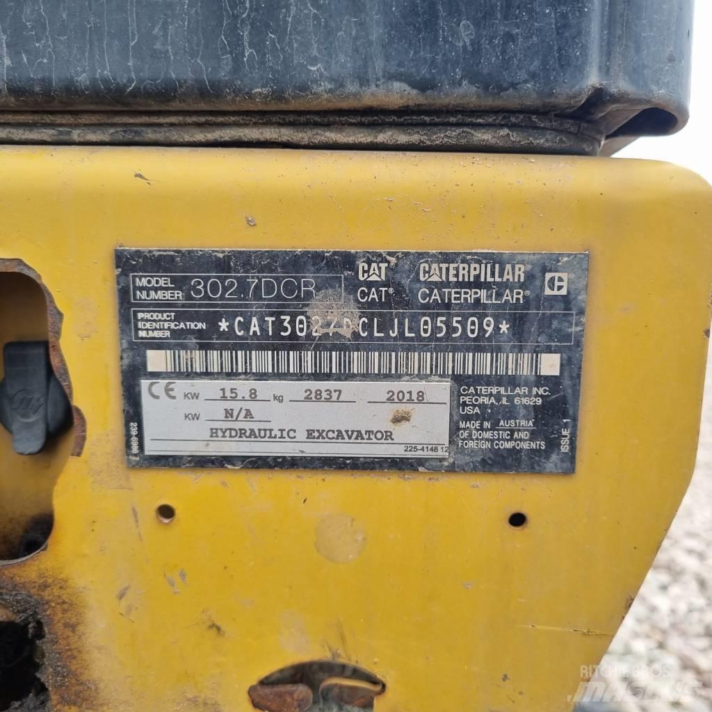CAT 302.7 D CR Miniescavadeiras