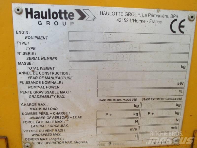 Haulotte Star 10 Plataformas de Mastro Vertical