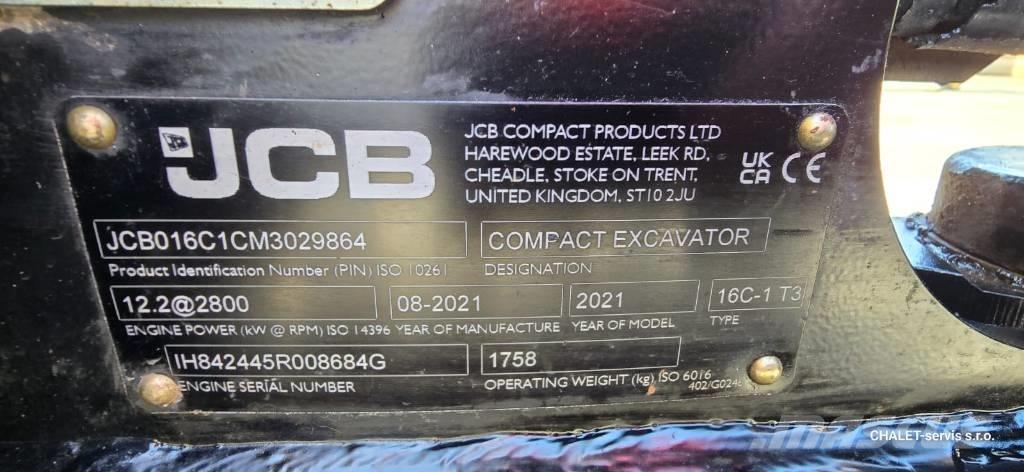 JCB 16 C-1 Miniescavadeiras