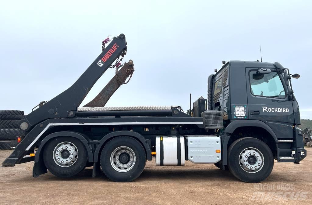 Volvo FMX460 - RENTAL Camiões caixa desmontável com elevador de cabo