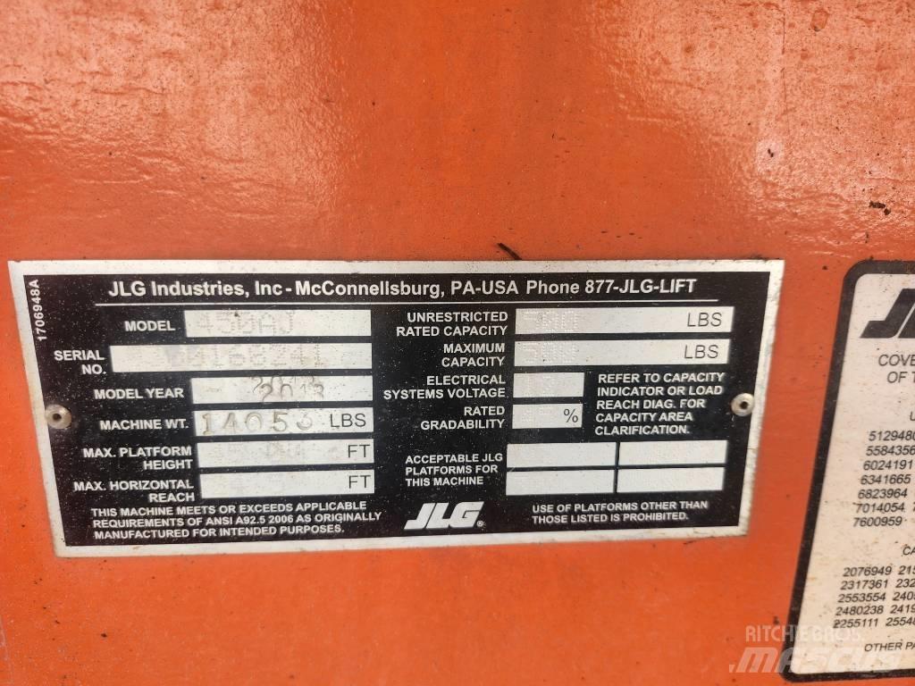 JLG 450 AJ Elevadores braços articulados