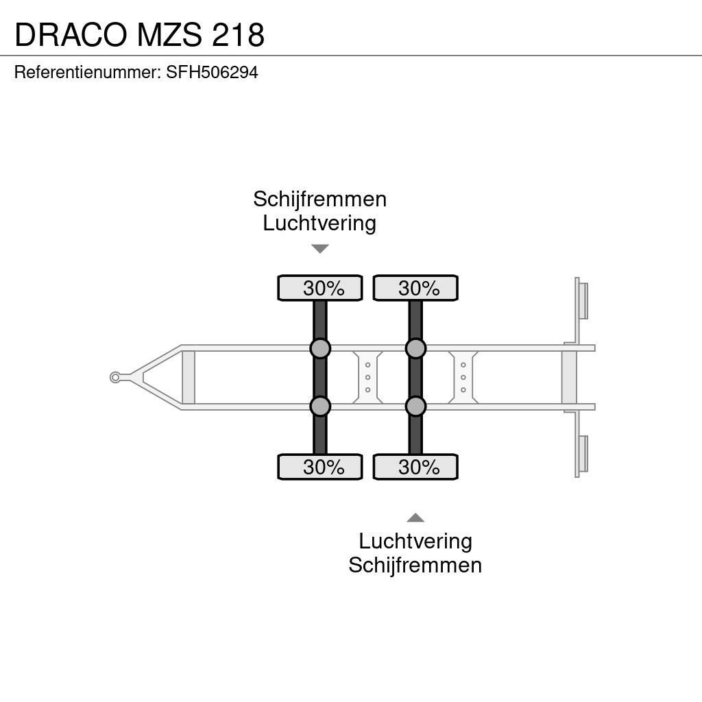 Draco MZS 218 Reboques de caixa fechada