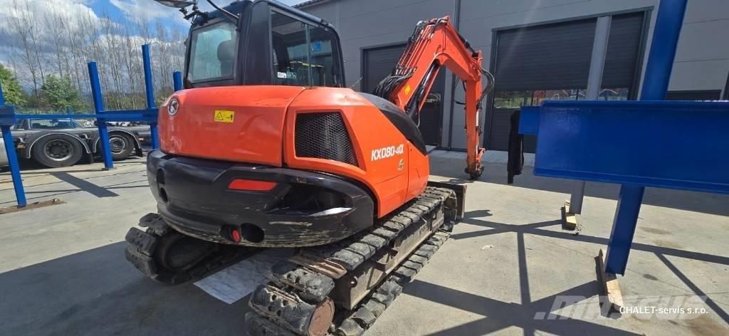 Kubota KX 080-4 CX Escavadoras Midi 7t - 12t