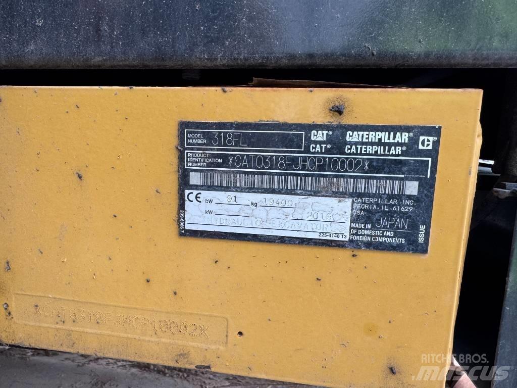 CAT 318 FL Escavadeiras de esteiras