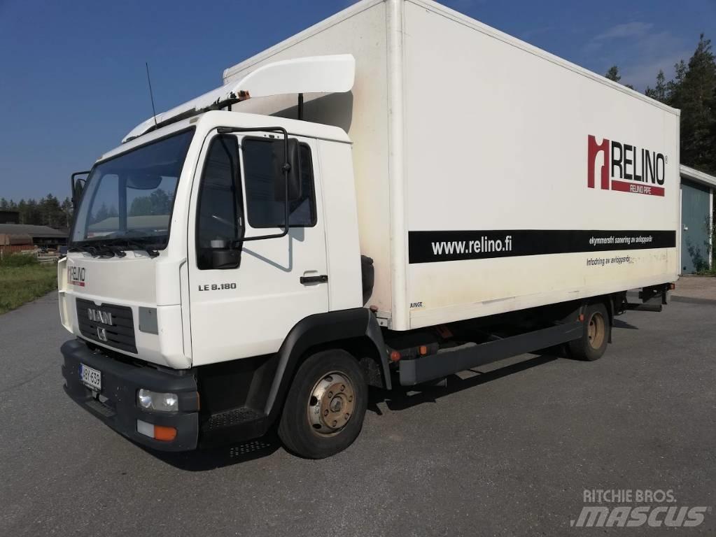 MAN 8.180 Caminhões de caixa fechada