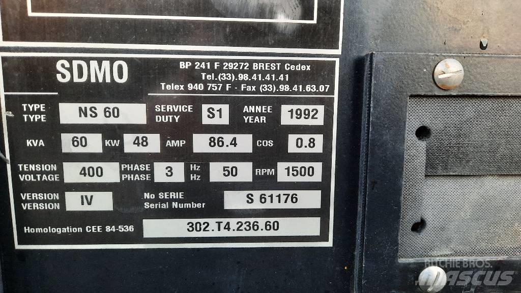 Sdmo NS 60 Geradores Diesel