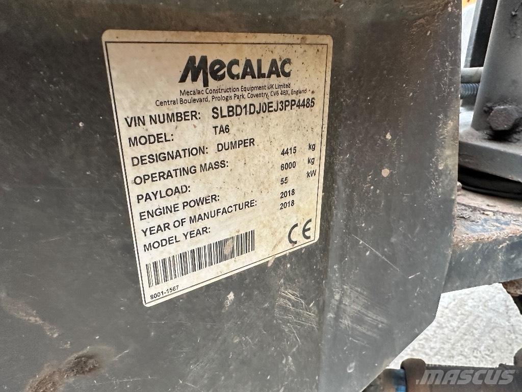 Mecalac TA 6 Dumpers de obras