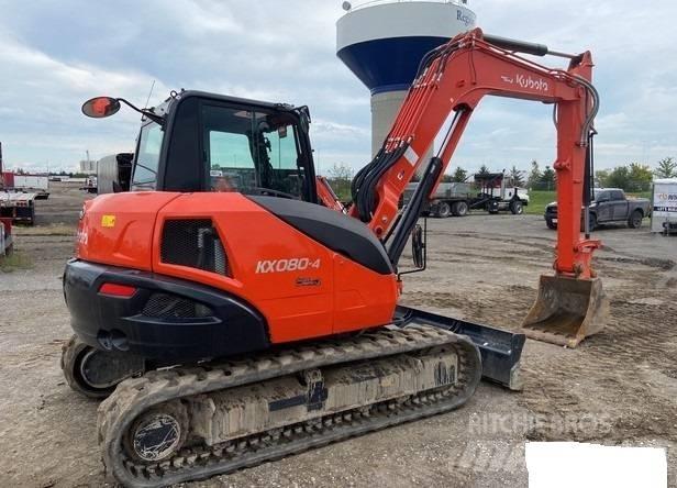 Kubota KX080-4S2 Escavadeiras de esteiras
