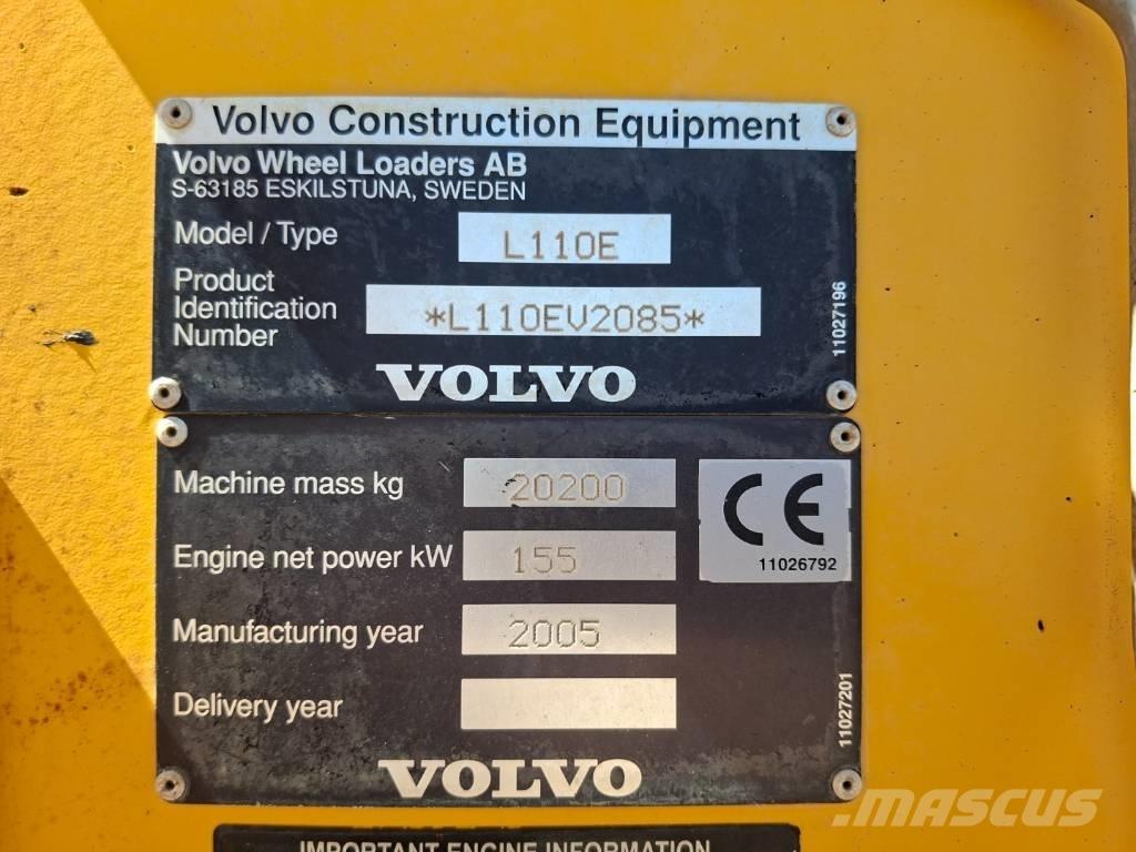 Volvo L 110 E Carregadeiras de rodas