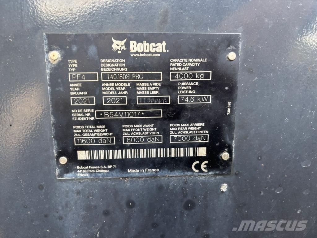 Bobcat T 40.180 Manipulador telescópico
