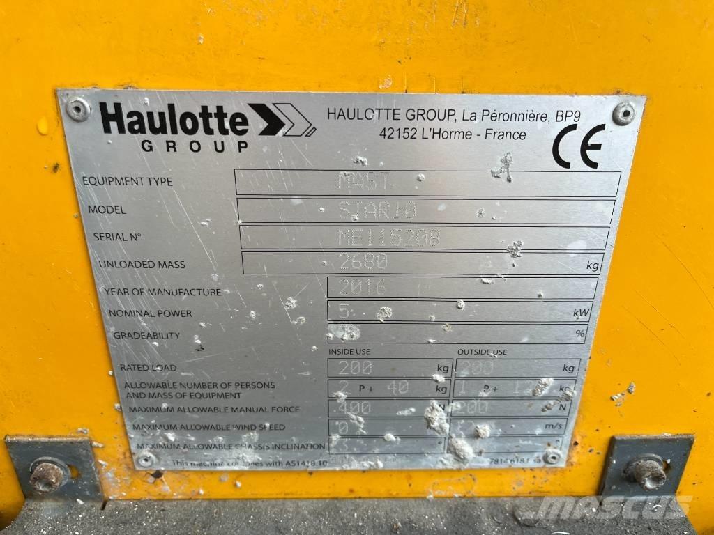 Haulotte Star 10 Plataformas de Mastro Vertical