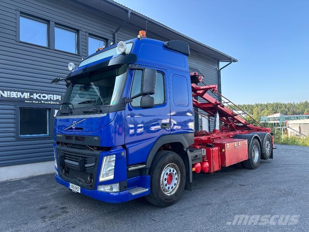 Volvo FM 500 6x2 Camiões caixa desmontável com elevador de cabo