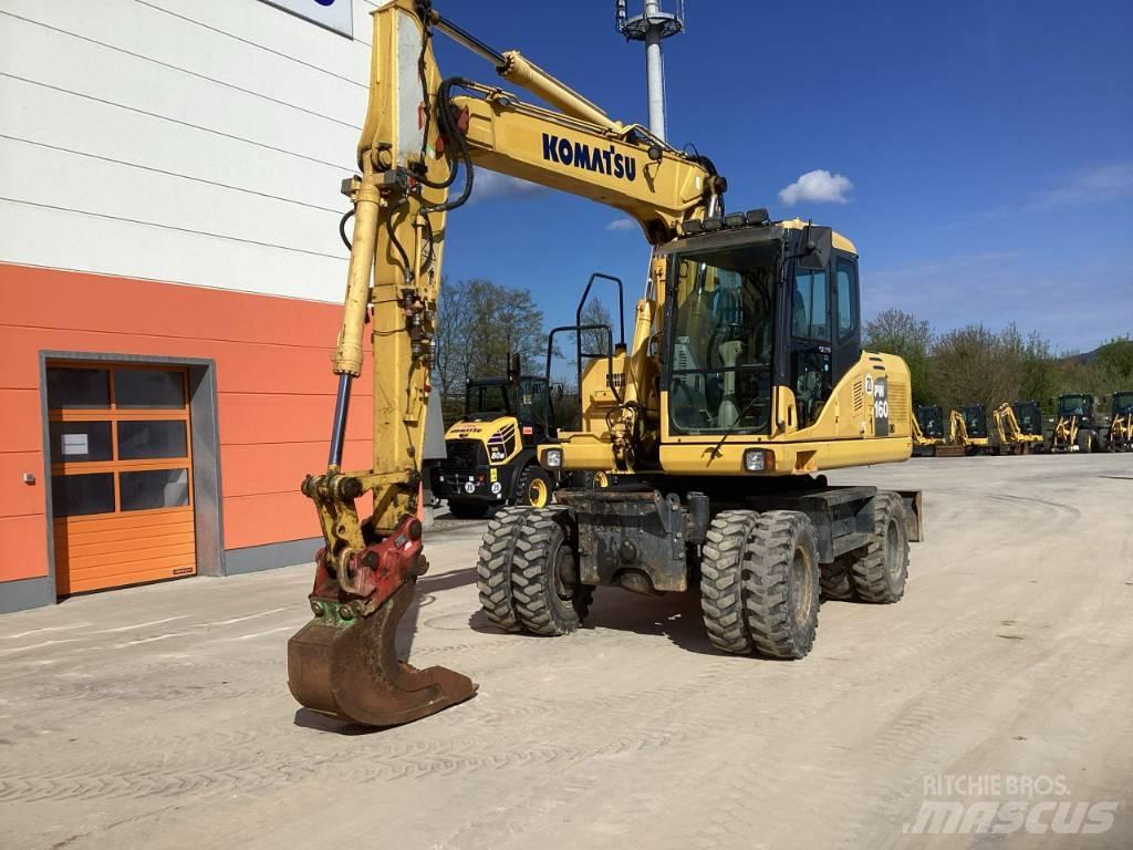 Komatsu PW 160-7E0 Escavadoras de rodas