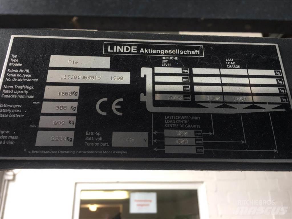 Linde R16 Empilhadores - Outros