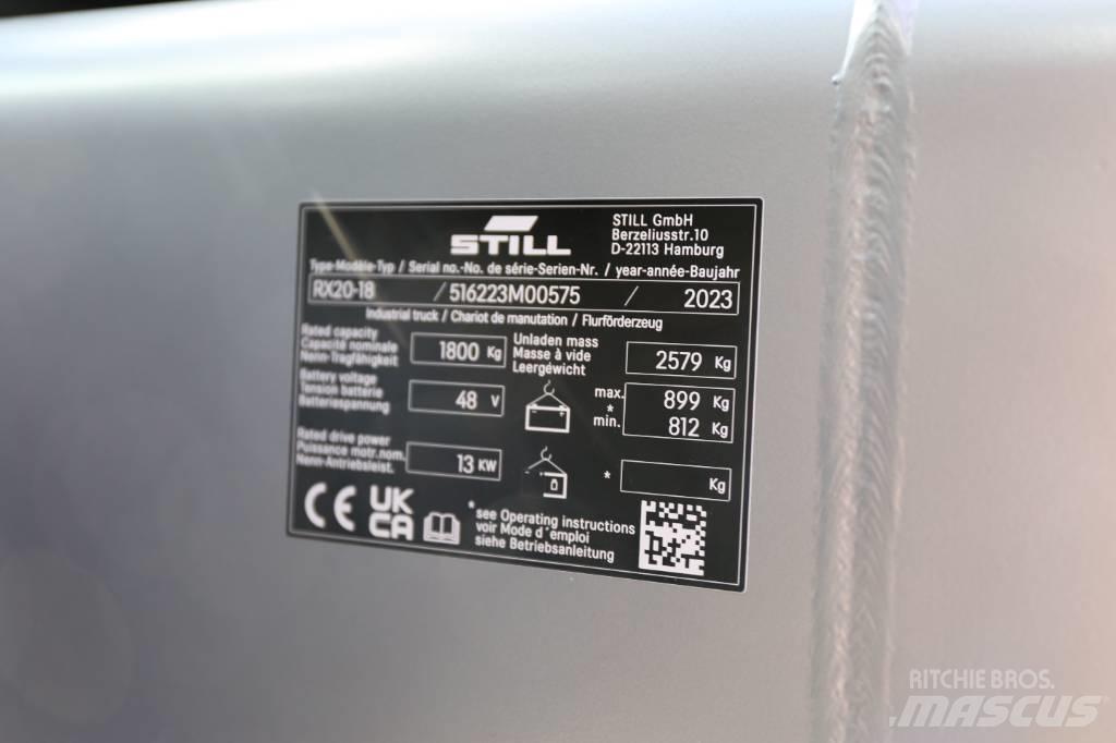 Still RX20-18 Empilhadores eléctricos