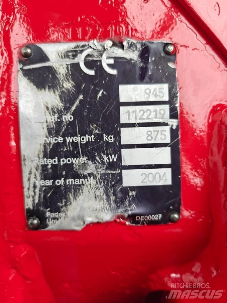 Valmet 945.1 Cabeças de ceifeiras