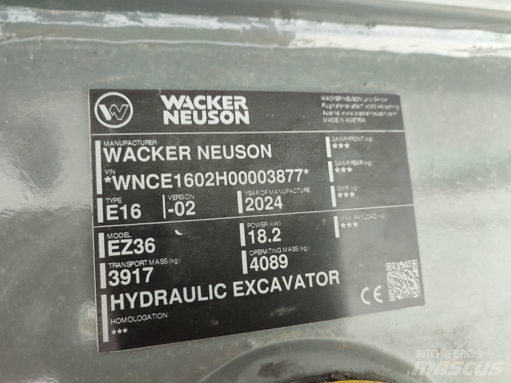Wacker Neuson EZ 36 Miniescavadeiras