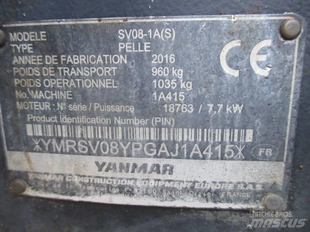 Yanmar SV 08-1 A Miniescavadeiras