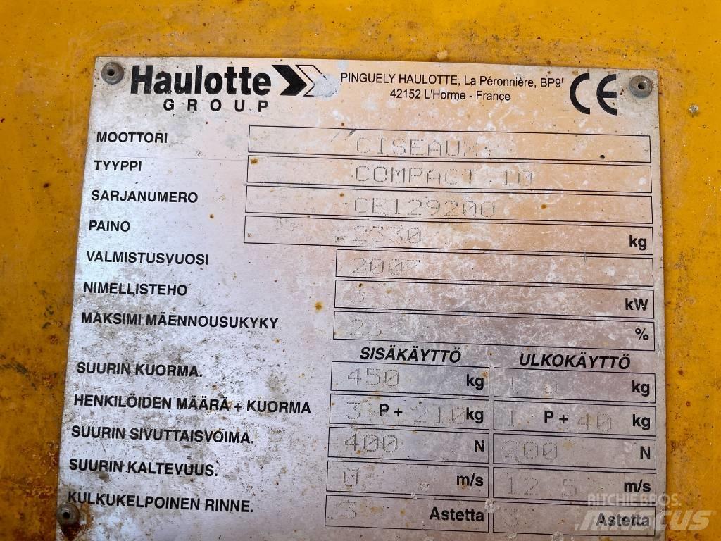 Haulotte Compact 10 Elevadores de tesoura