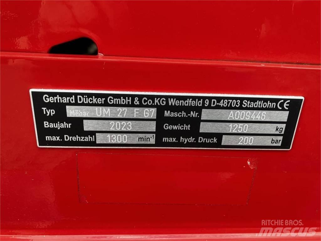 Dücker UM-27 Gadanheiras e cortadores de folhas para pastos