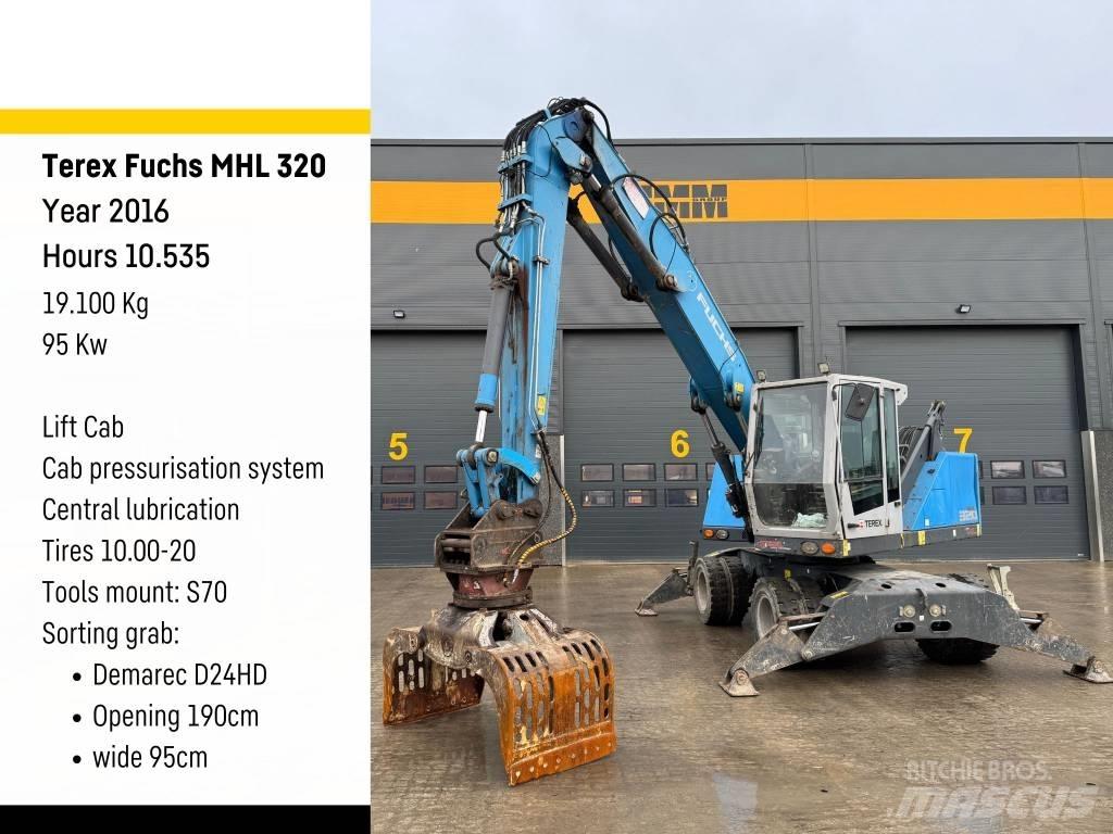 Fuchs MHL 320 Manipuladores de lixo / indústia
