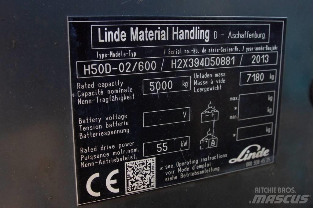 Linde H50D-02/600 Empilhadores Diesel