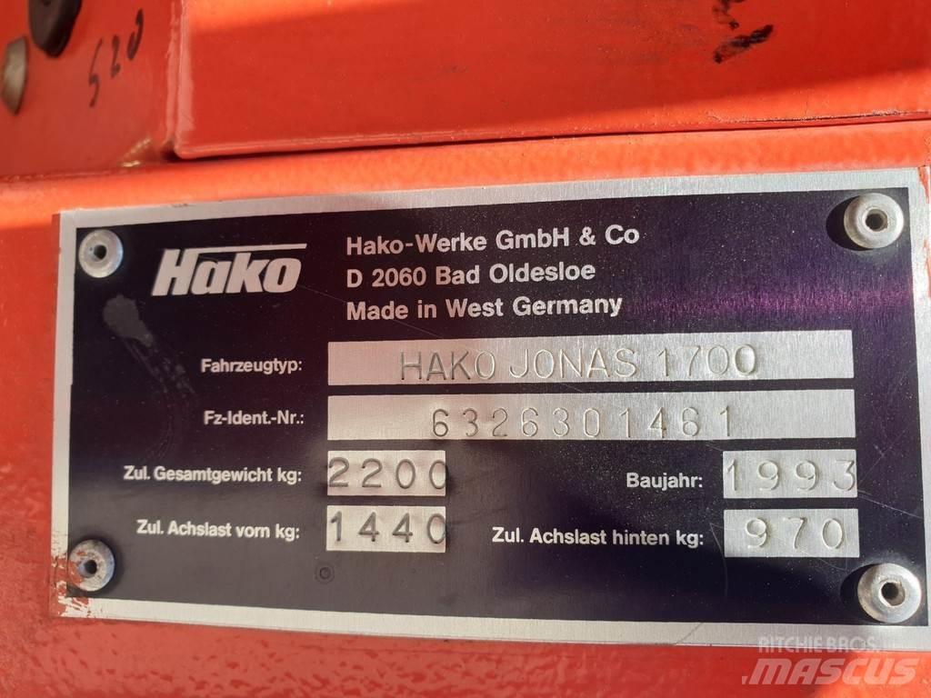 Hako Jonas 1700 Varredoras