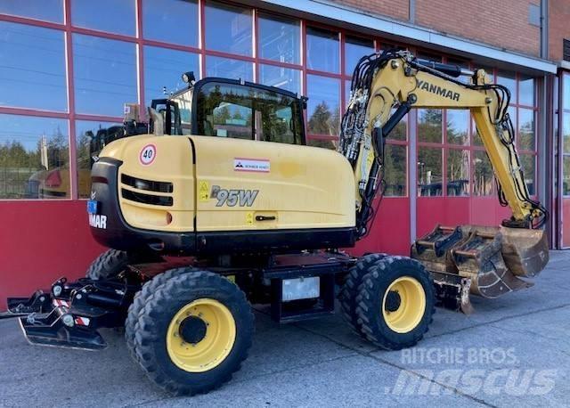 Yanmar B95W Escavadoras de rodas
