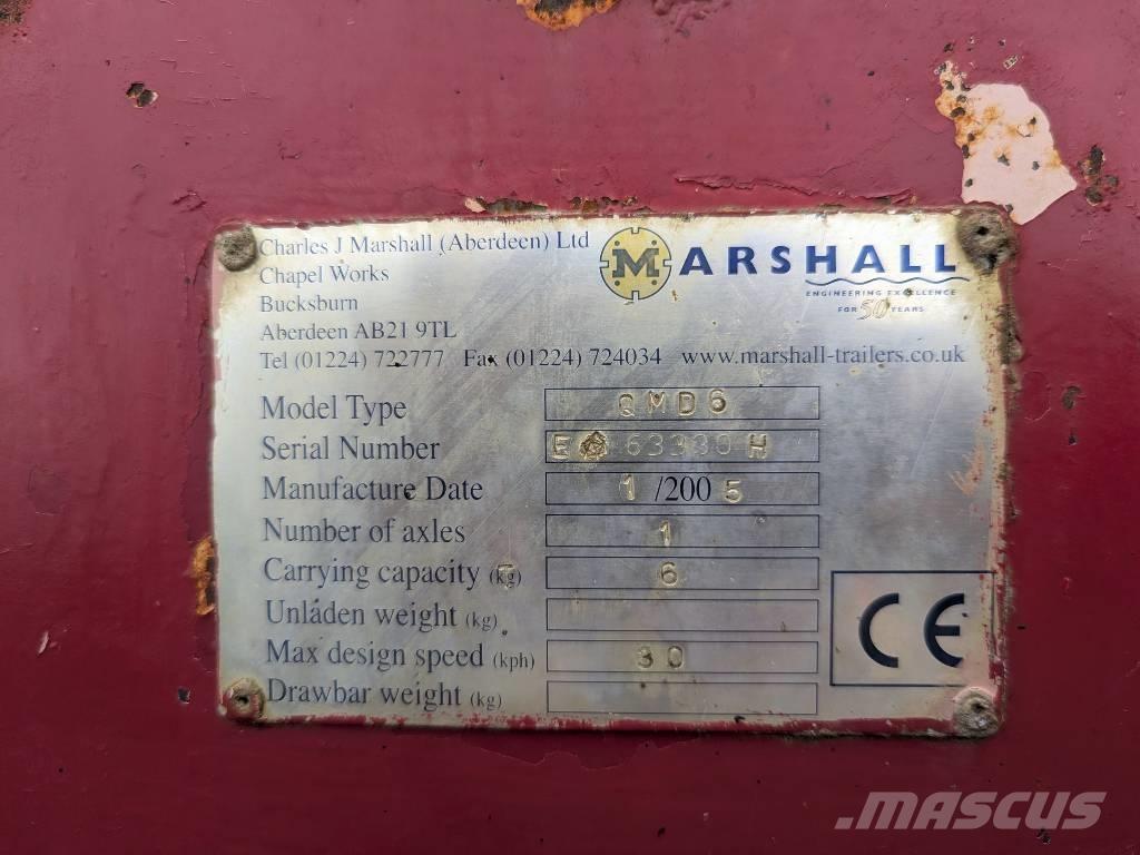 Marshall QMD6 Reboques Agrícolas basculantes