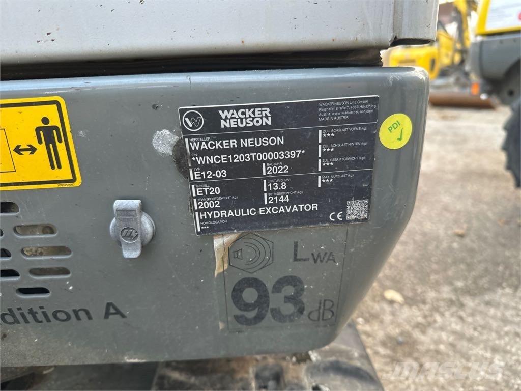 Wacker Neuson ET20 Escavadeiras de esteiras