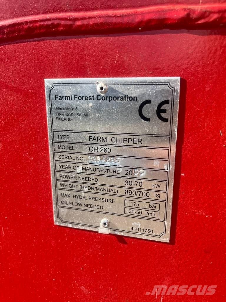 Farmi CH 260 Estilhaçadoras florestais