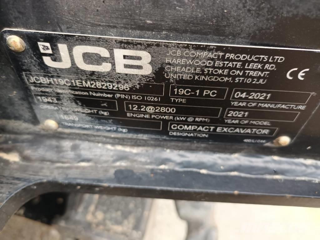 JCB 19 C-1 Miniescavadeiras