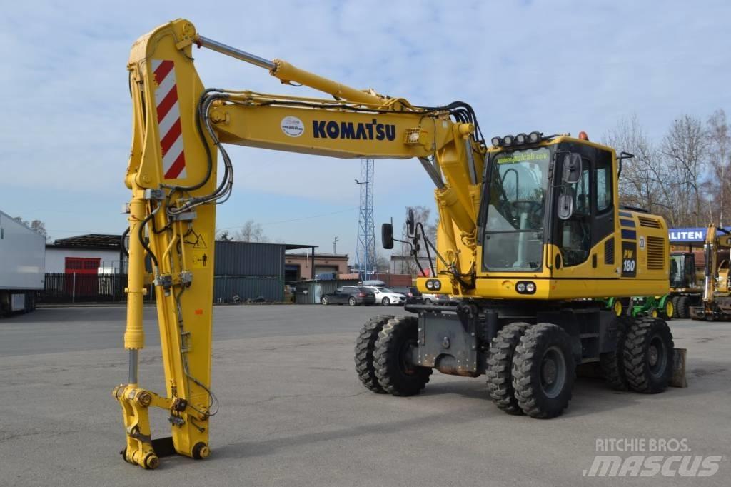 Komatsu PW 180-10 Escavadoras de rodas