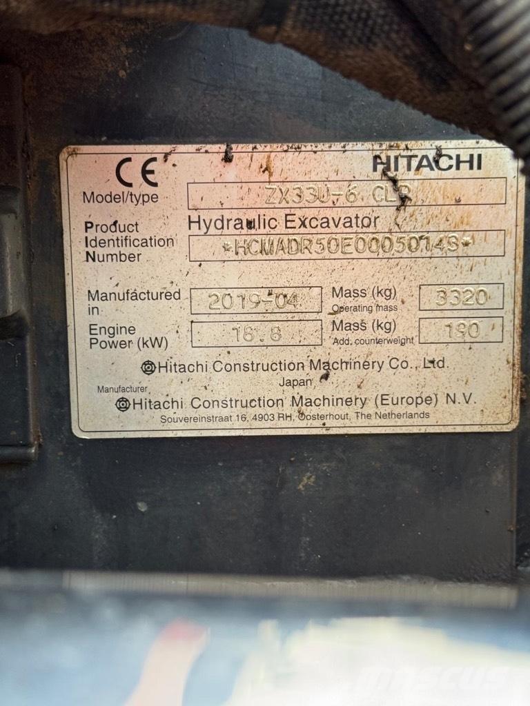 Hitachi ZX 33 U-6 Miniescavadeiras